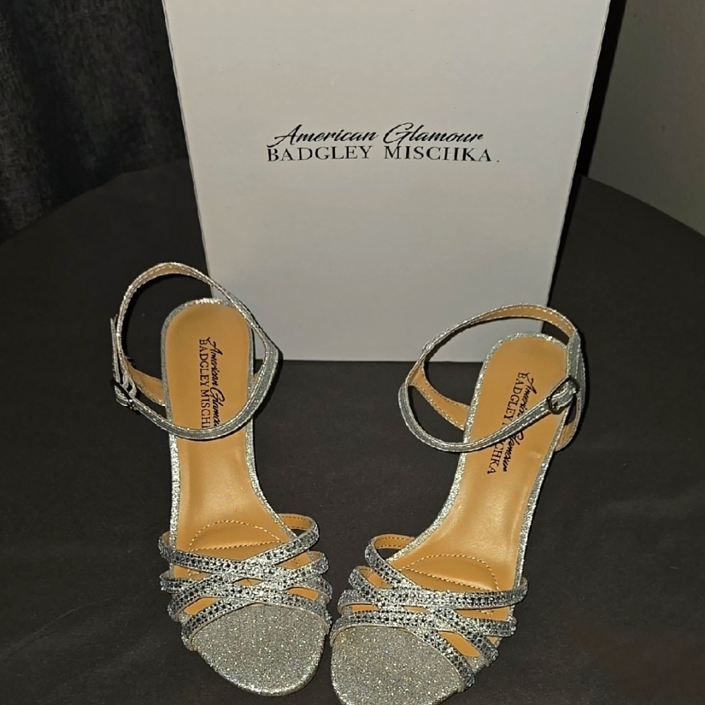 Badgley Mischka Silver Women's Shoes